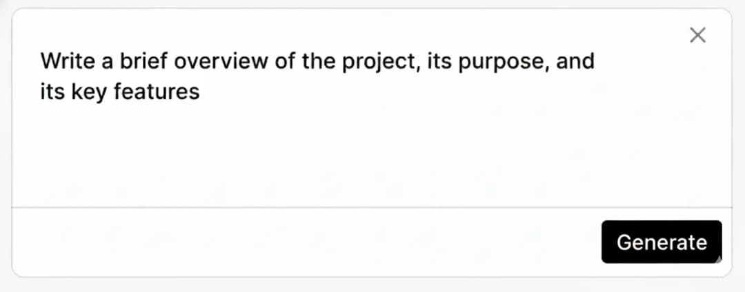 AI architecture generation interface